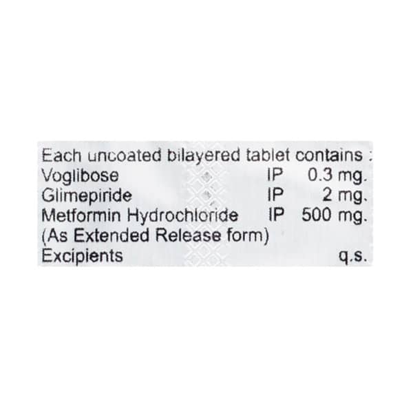 Trivoglizar 0.3/2 Mg Strip Of 10 Tablets