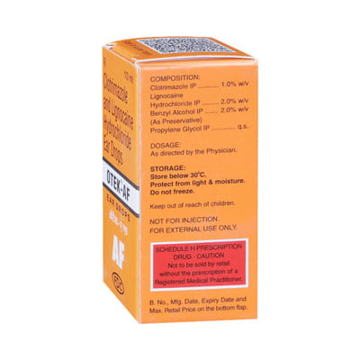 Otek Af Bottle Of 10ml Ear Drops