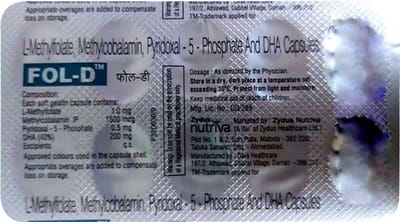 Fol D Strip Of 10 Capsules