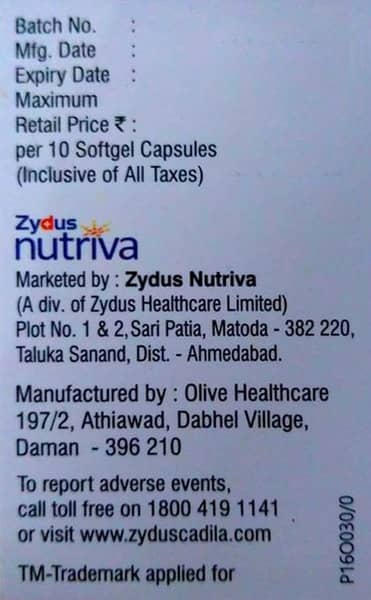 Fol D Strip Of 10 Softgel Capsules