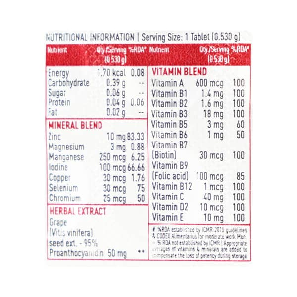 Curovit Green Strip Of 15 Tablets