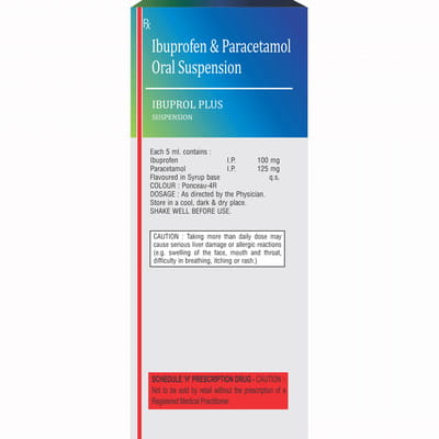 Ibuprol Plus Bottle Of 60ml Suspension