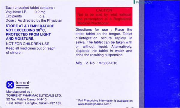 Voglitor Md 0.2mg Strip Of 15 Tablets