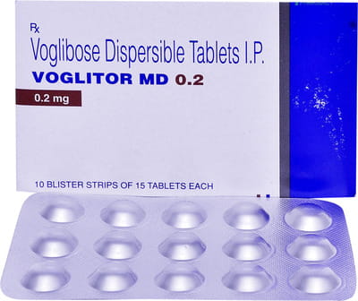 Voglitor Md 0.2mg Strip Of 15 Tablets