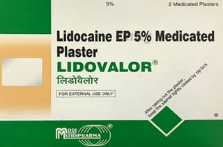 Lidovalor 5% Box Of 2 Medicated Plaster