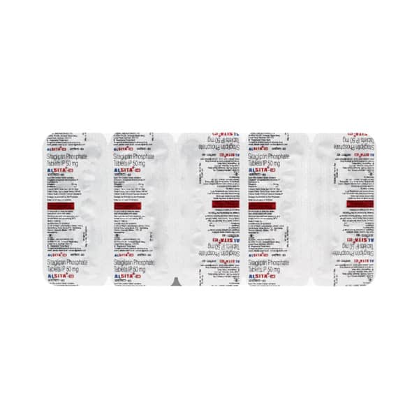 Alsita 50mg Strip Of 10 Tablets