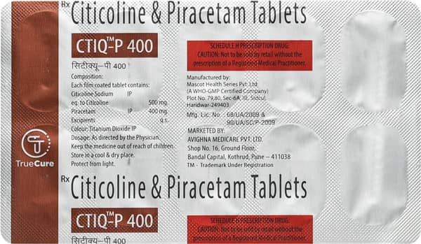 Ctiq P 400mg Strip Of 10 Tablets