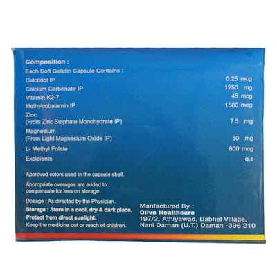 Eliocal Fort Strip Of 10 Softgel Capsules