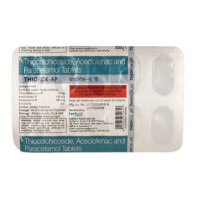 Thiorok Ap Strip Of 10 Tablets