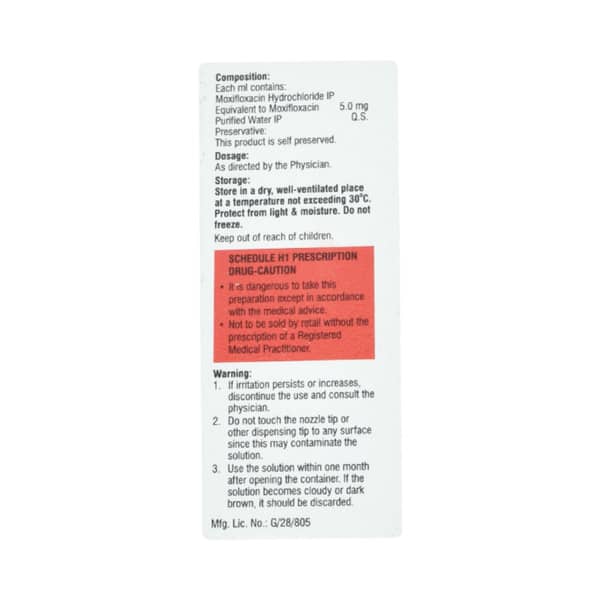 Moximoxi Bottle Of 5ml Eye Drops