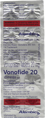 Vonofide 20mg Strip Of 10 Tablets