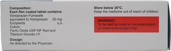 Vonofide 20mg Strip Of 10 Tablets