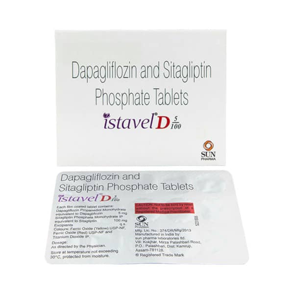 Istavel D 5/100mg Strip Of 15 Tablets
