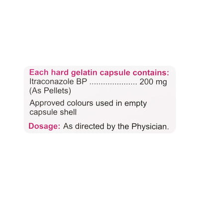 Itracip 200mg Strip Of 10 Capsules
