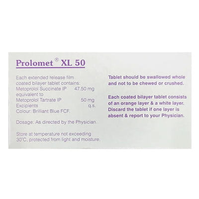 Prolomet Xl 50mg Strip Of 15 Tablets
