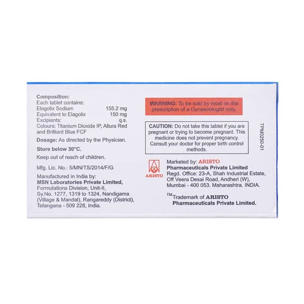 Femgolix 150Mg Strip Of 10 Tablets