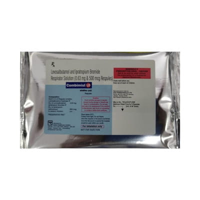 Combimist Ld 0.63mg/500mcg 2.5ml Packet Of 5 Respules