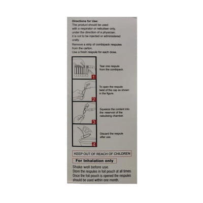 Combimist Ld 0.63mg/500mcg 2.5ml Packet Of 5 Respules
