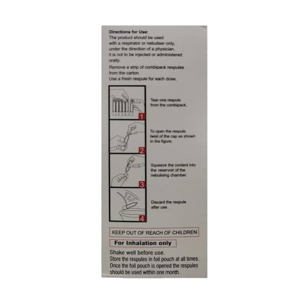 Combimist Ld 0.63mg/500mcg 2.5ml Packet Of 5 Respules