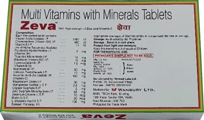 Zeva Strip Of 15 Tablets