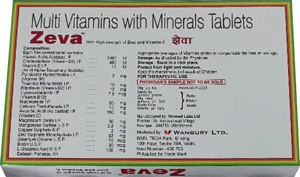 Zeva Strip Of 15 Tablets