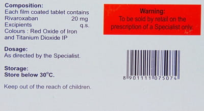 Rivatop 20mg Strip Of 14 Tablets