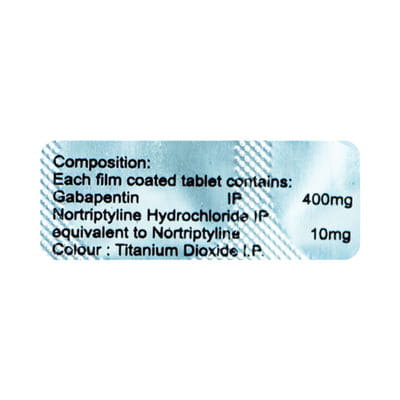 Gabastone Nt 400/10mg Strip Of 10 Tablets