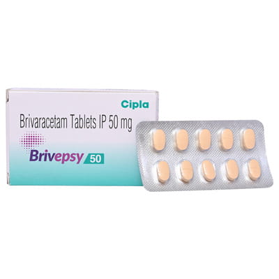 Brivepsy 50mg Strip Of 10 Tablets