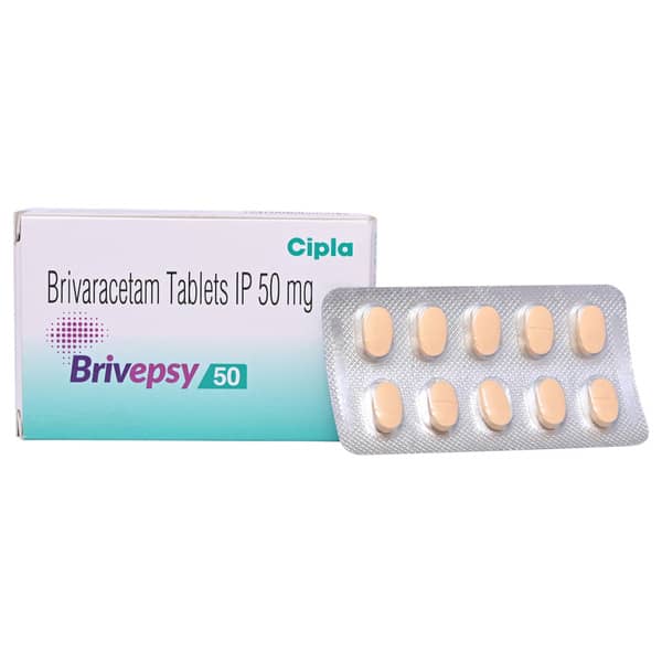 Brivepsy 50mg Strip Of 10 Tablets