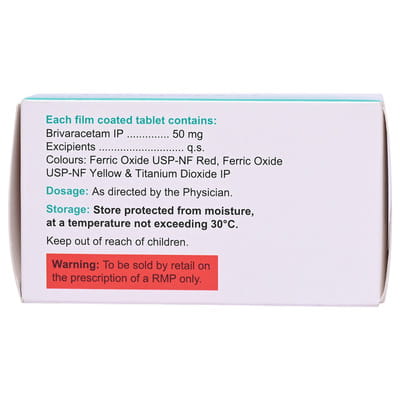 Brivepsy 50mg Strip Of 10 Tablets