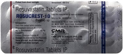 Rosucrest As 10mg Strip Of 10 Capsules