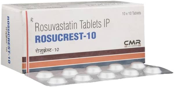 Rosucrest As 10mg Strip Of 10 Capsules