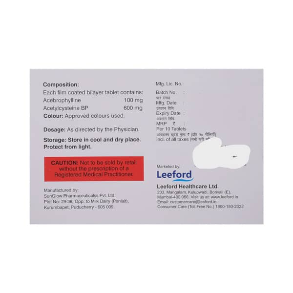 Broncofil N Strip Of 10 Tablets