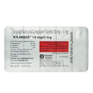 Xilingio 10/5Mg Strip Of 10 Tablets