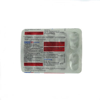 Glisen Sm 2/50/500mg Strip Of 10 Tablets