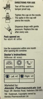 Brinzemic B Bottle Of 5ml Eye Drops