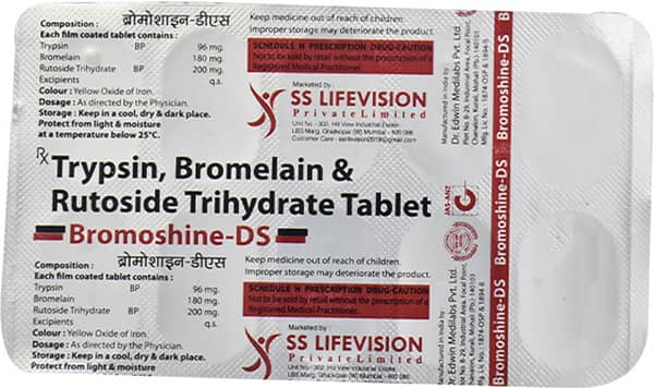 Bromoshine Ds Strip Of 10 Tablets