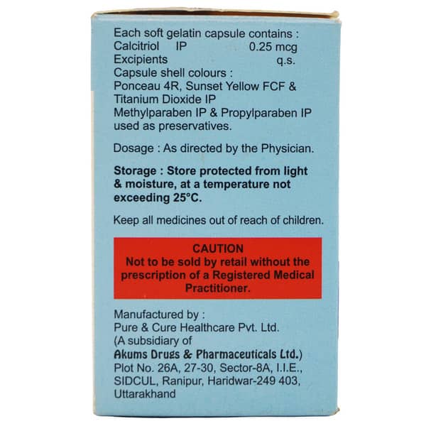 Calciterolin 0.25mcg Strip Of 10 Softgel Capsules