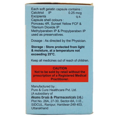 Calciterolin Capsule 10 No'S