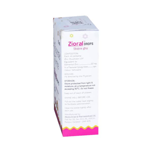 Zioral 20mg Bottle Of 15ml Drops
