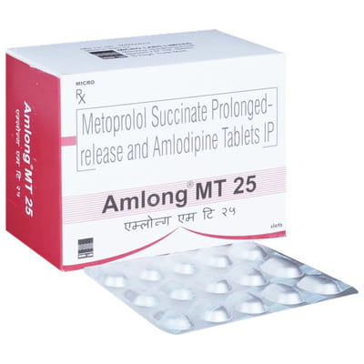 Amlong Mt 25/2.5mg Strip Of 15 Tablets