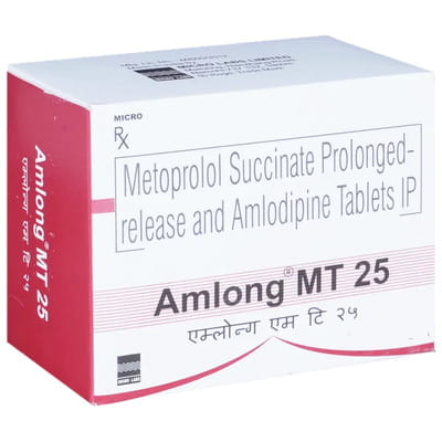 Amlong Mt 25/2.5mg Strip Of 15 Tablets
