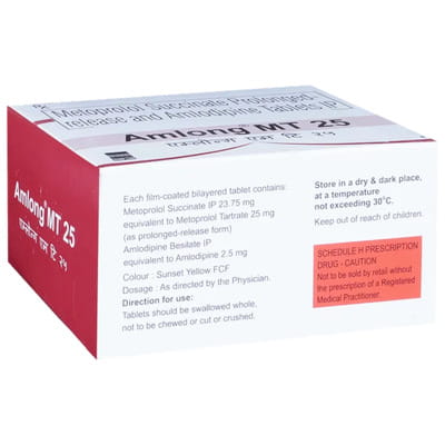 Amlong Mt 25/2.5mg Strip Of 15 Tablets