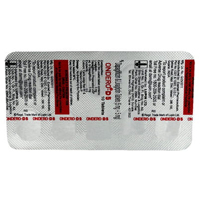 Ondero D 5mg Strip Of 10 Tablets