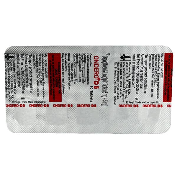 Ondero D 5mg Strip Of 10 Tablets