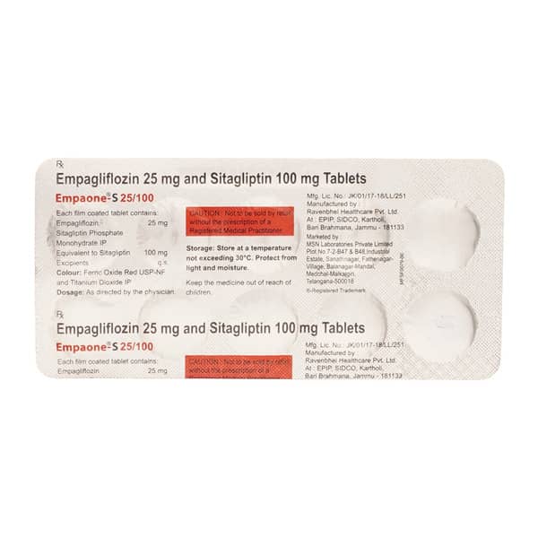 Empaone S 25/100mg Strip Of 10 Tablets