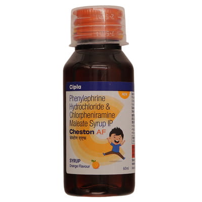 Cheston Af New Orange Flavour Bottle Of 60ml Syrup