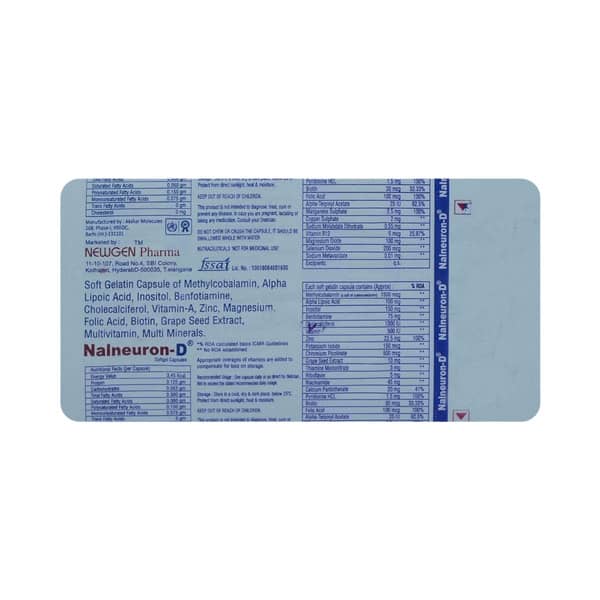 Nalneuron D Strip Of 10 Capsules
