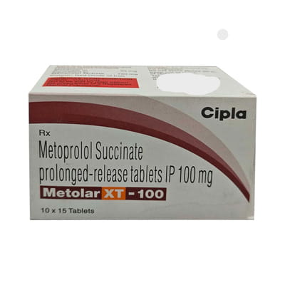 Metolar Xt 100mg Strip Of 15 Tablets