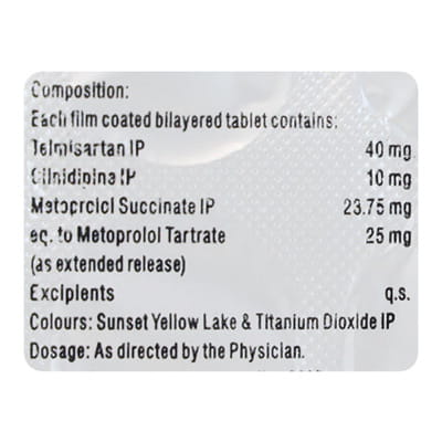 Metosartan Ln 25mg Strip Of 10 Tablets